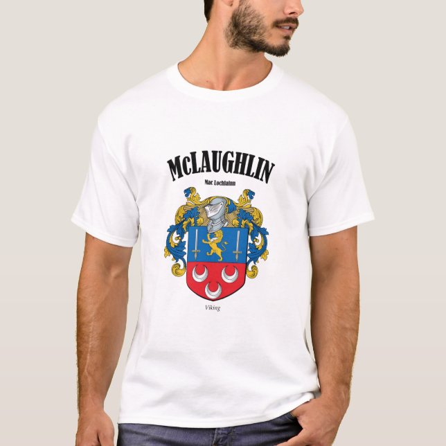 T-shirt McLAUGHLIN Crest Traduction et signification (Devant)