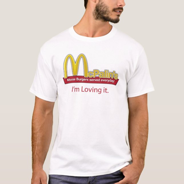 T-shirt McPalins - Palin et McCain 2008 (Devant)