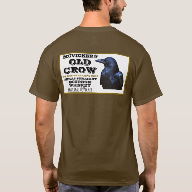 T-shirt McVicker's Old Crow Whiskey Principal Texas Shirt (Dos)