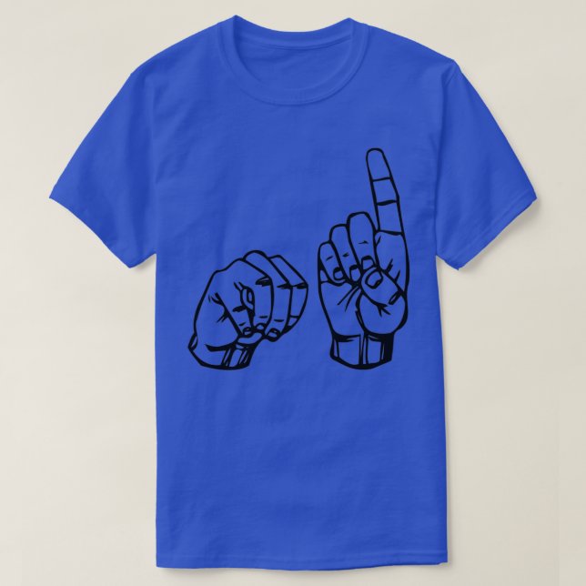 T-shirt MD Sign Language (Design devant)
