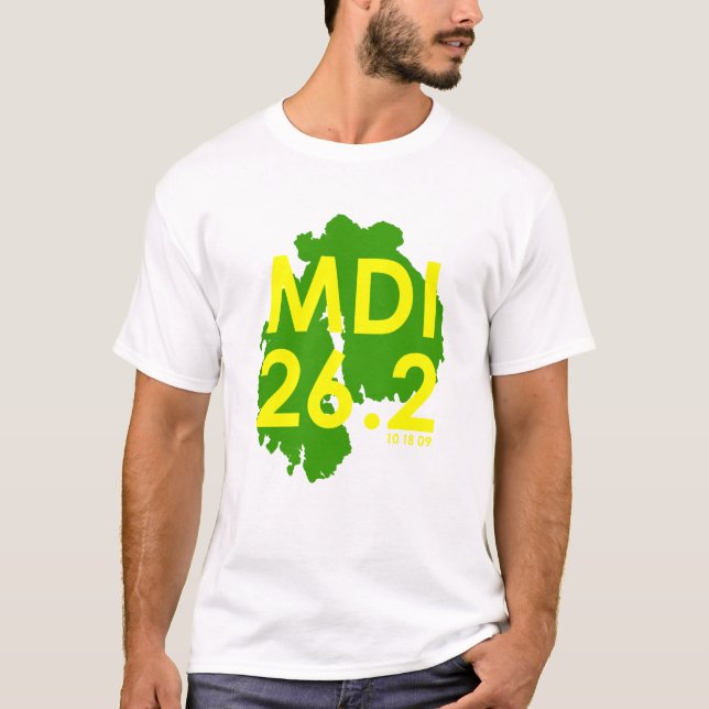 T-SHIRT MDI 26,2 - 2009 (Devant)
