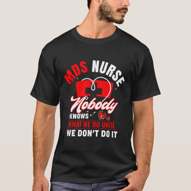 T-shirt Mds Infirmière Funny Mds Infirmière Mds Infirmière (Devant)