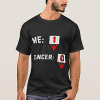 Me 1 Cancer 0 Chemise Chimiothérapie Combattre Che