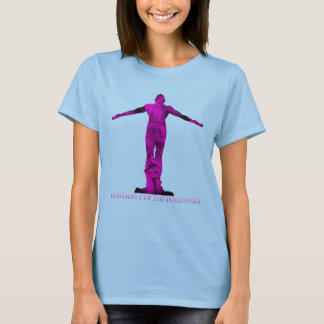 T-shirt Me couvrir en rose