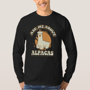 T-shirt Me Demander À Propos De Alpacas Huacaya Lama Pako