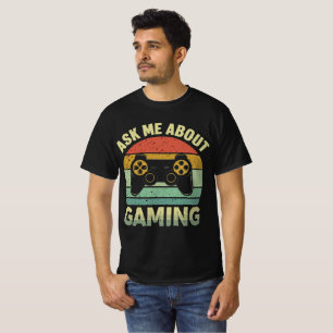 T-shirt Me Demander À Propos De Jeux : Amusants Gamer Desi
