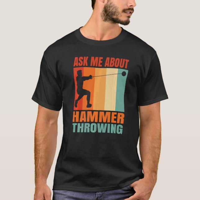 T-shirt Me Demander À Propos Du Jeu De Marteau (Devant)