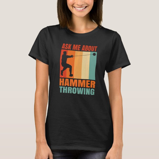 T-shirt Me Demander À Propos Du Jeu De Marteau (Devant)