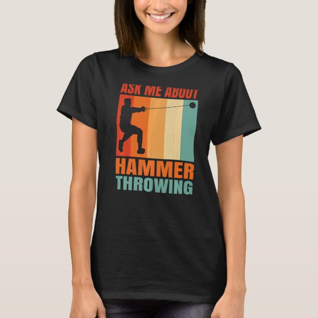 T-shirt Me Demander À Propos Du Jeu De Marteau (Devant)
