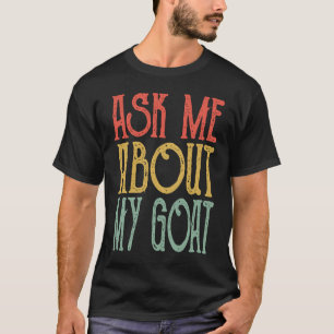 T-shirt Me Demander Mon Goa Retro Chèvres Vintage Chèvre C