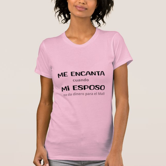 T-shirt Me encanta mi esposo (Devant)