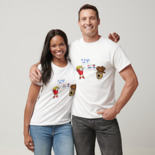 T-shirt me français vous drôle American Potato attitude te
