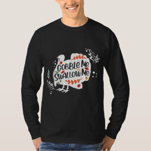 T-shirt Me Gober M'Avaler Turquie Thanksgiving Day