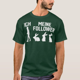 T-shirt Me Mes abonnés Cravate Aimer Cochons Fermier 4121