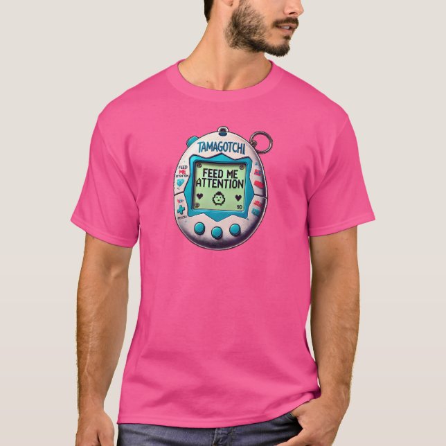 T-shirt Me nourrir - Tamagotchi (Devant)