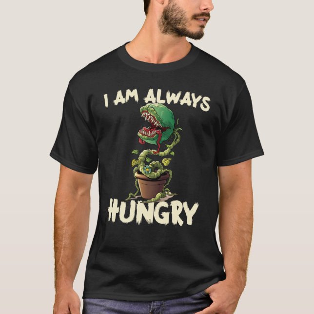 T-shirt Me nourrir Toujours Faim Vénus Trap Voler Hallowee (Devant)
