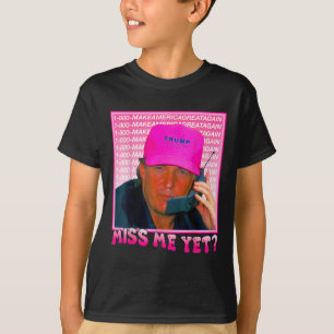 T-shirt Me Pourtant Donald Trump 2024 tenant un appel télé