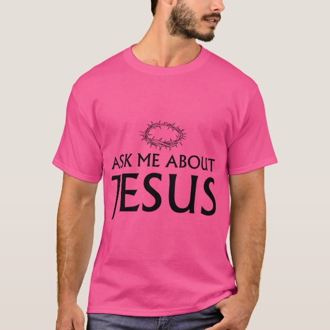 T-shirt Me questionner sur Jésus (Devant)