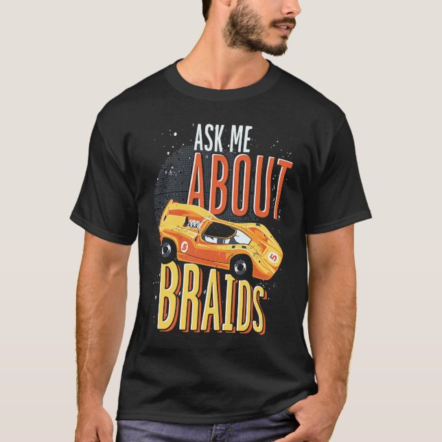 T-shirt Me questionner sur les tresses (Devant)