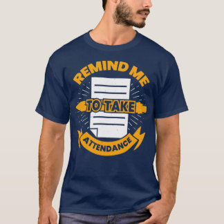 T-shirt Me Rappeler De Prendre Part