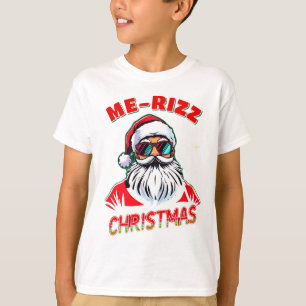 T-shirt Me-Rizz Noël gen Alpha mème drôle