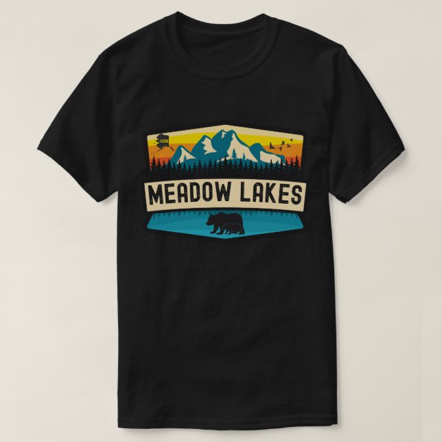 T-shirt Meadow Lakes, Alaska (Design devant)