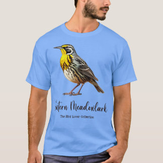T-shirt Meadowlark Est La collection Oiseaux Amoureux TShi
