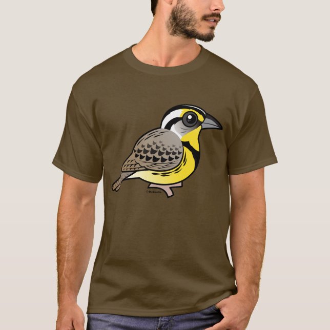 T-shirt Meadowlark occidental (Devant)
