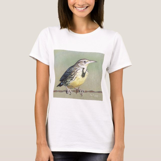 T-shirt Meadowlark occidental (Devant)