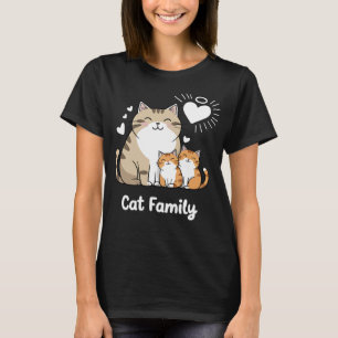 T-shirt Meao Famille de chats mère