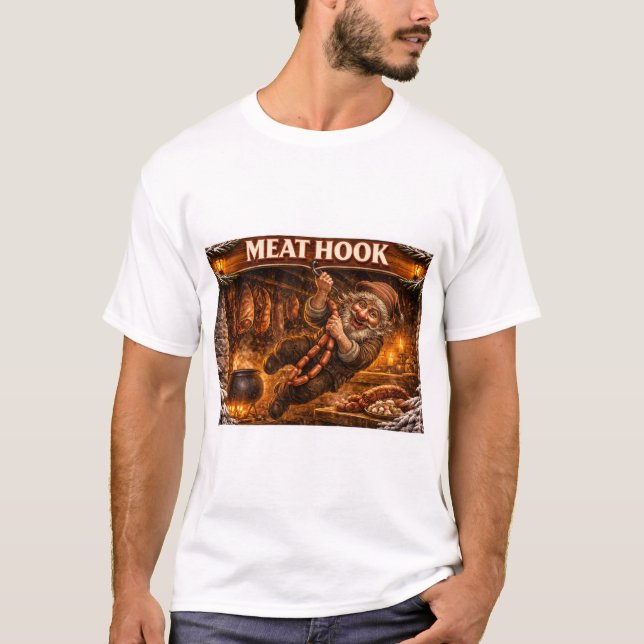 T-shirt Meat Hook Icelandic Yule Lad (Devant)