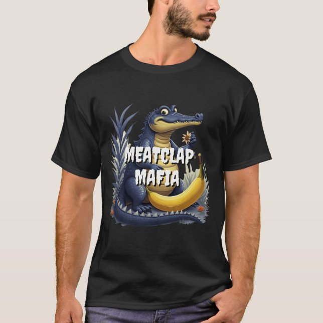 T-shirt Meatclap Mafia gator shirt (Devant)
