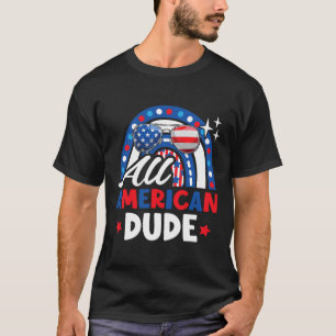 T-shirt Mec américain drôle 4 juillet fêté patriotique amé