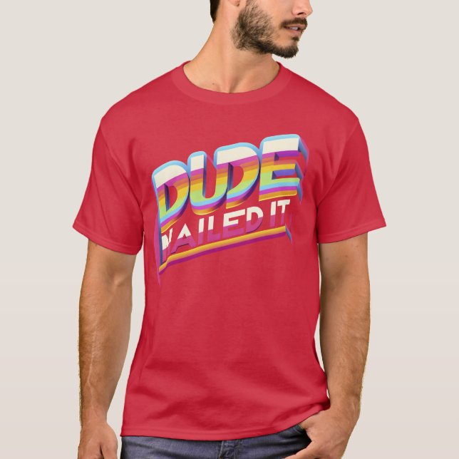 T-shirt Mec c'est réussi fille (Devant)
