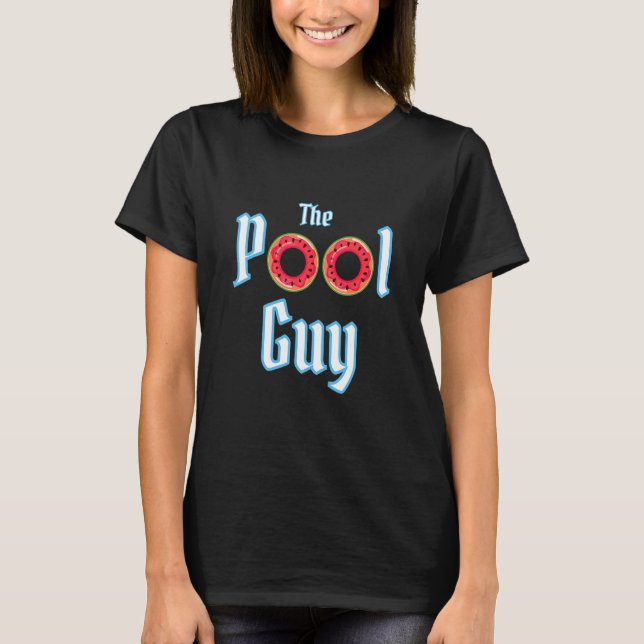 T-shirt Mec de la piscine (Devant)