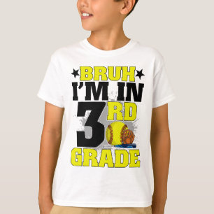 T-shirt Mec je suis en 3e année Softll Fan Ck Garçons rent
