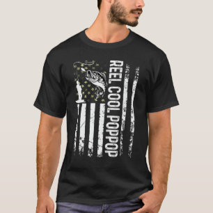 T-shirt Mec Super Pépé Cool Pour Papa Pêcheur Fête