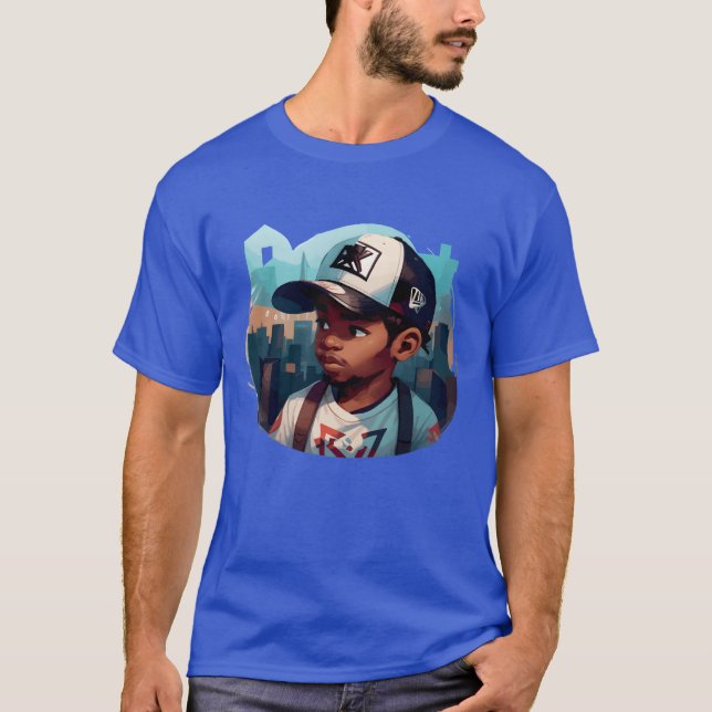 T-shirt Mec urbain drôle (Devant)