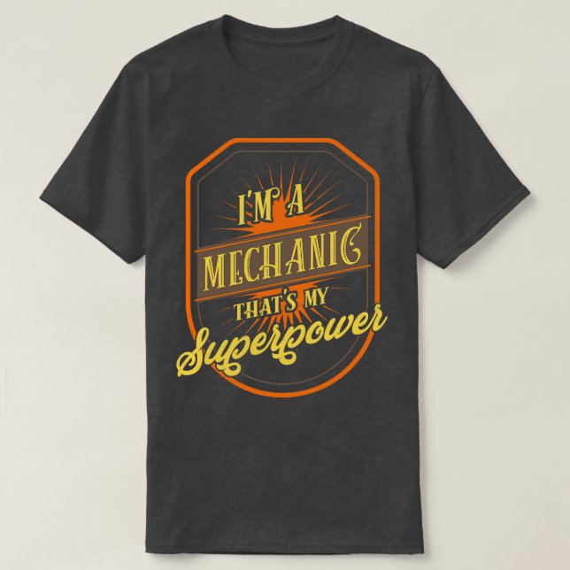 T-shirt Mécanicien (Design devant)