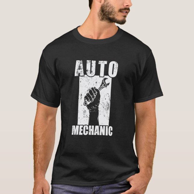 T-shirt Mécanicien automobile (Devant)