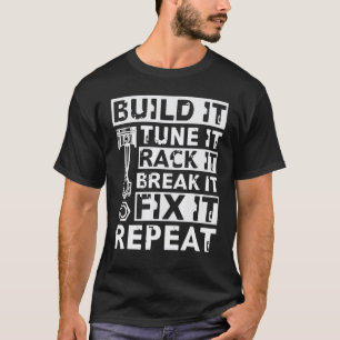 T-shirt Mécanicien automobile américain le construit le rè