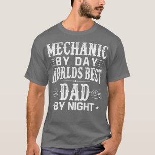T-shirt Mécanicien Best Papa Fête des pères cadeau pour pa