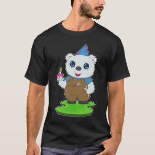 T-shirt Mécanicien d'anniversaire d'ours polaire