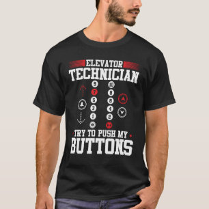 T-shirt Mécanicien d'ascenseur Réparateurs Ma