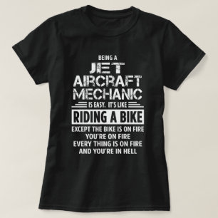 T-shirt Mécanicien d'avion à réaction