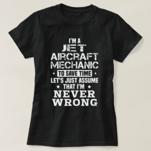 T-shirt Mécanicien d'avion à réaction