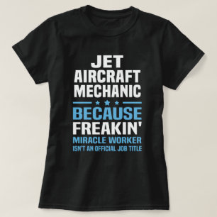 T-shirt Mécanicien d'avion à réaction