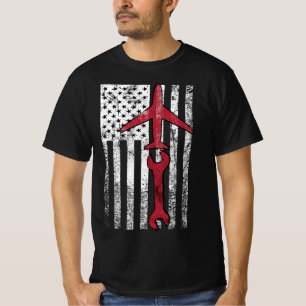 T-shirt Mécanicien d'avion Chemise Technicien d'aviation 
