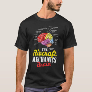 T-shirt Mécanicien d'avion de garage Aviation Avion