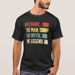 T-shirt Mécanicien de garage L'homme Le Mythe La Légende